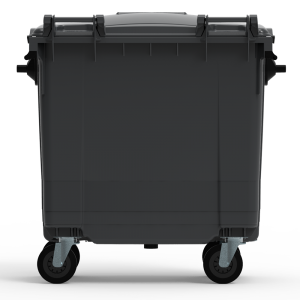 Bcelec - GX-009A Poubelle extérieure 100 litres, conteneur à déchets 100L  sur roues 48x55x81cm, gris - Poubelles d'extérieur, conteneurs - Rue du  Commerce